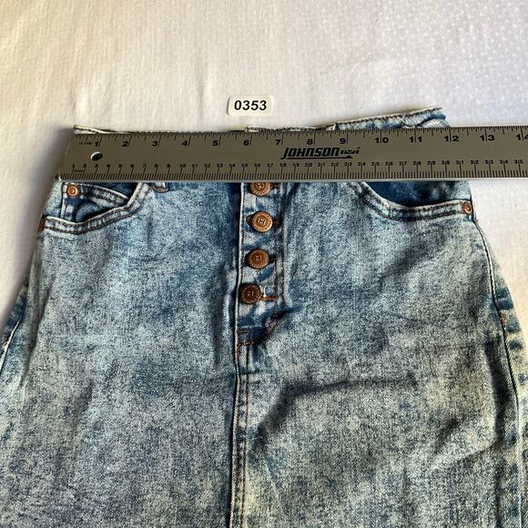 Highway Jeans Women Girls Denim Skirt, size 24, Blue - Picture 2 of 8